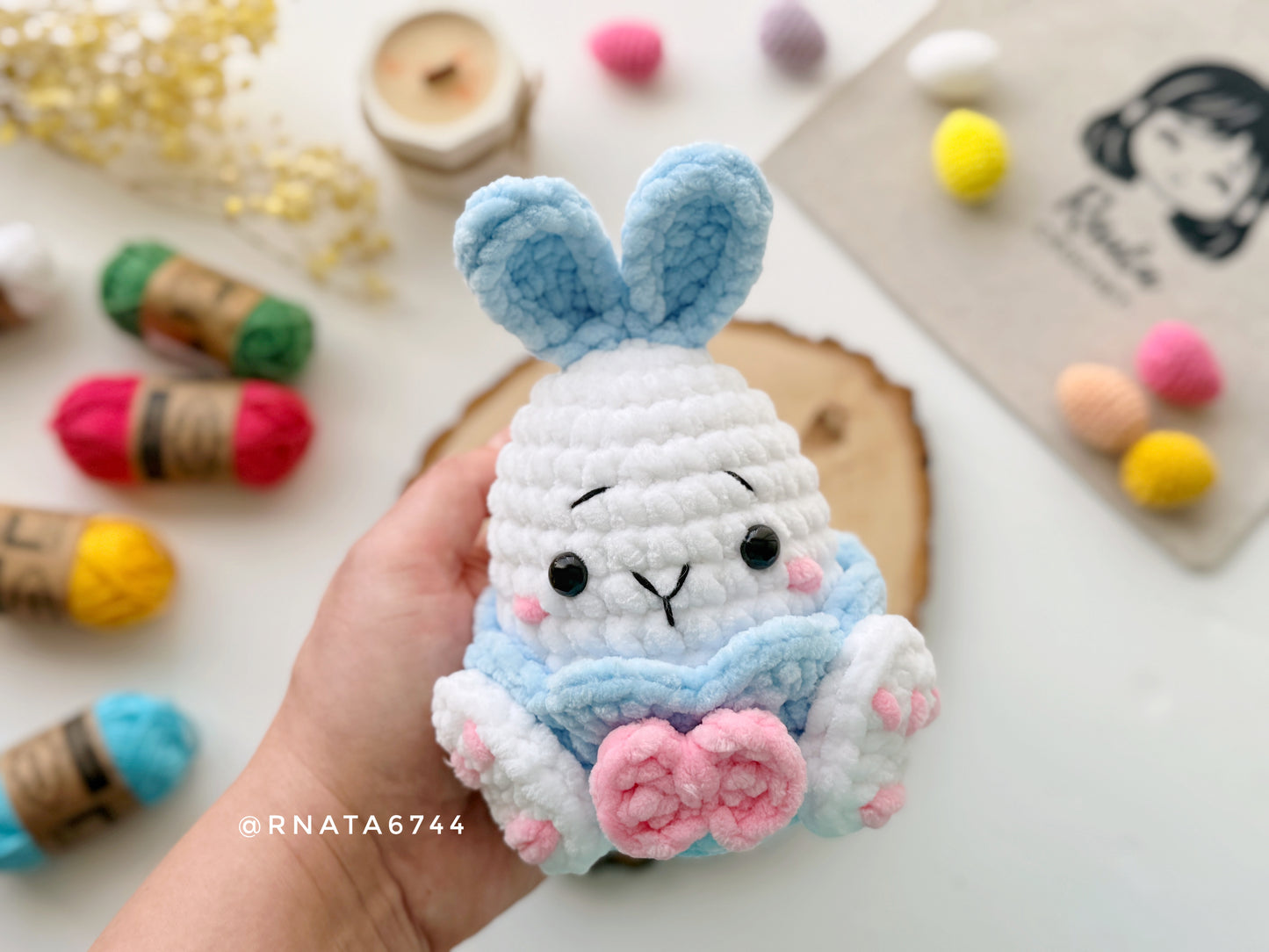 Rnata-Crochet Easter Cosy Bunny Pattern (PDF)