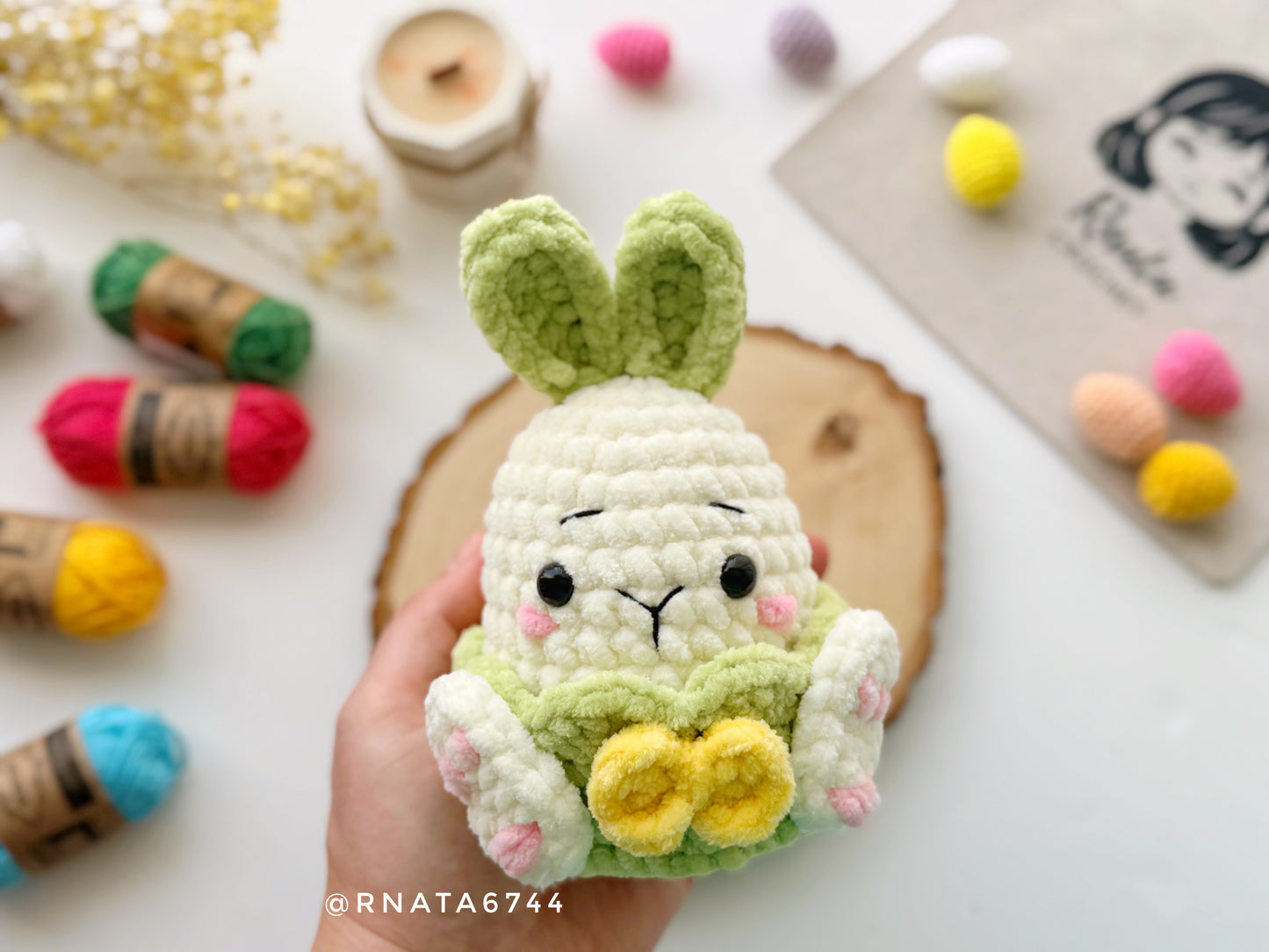 Rnata-Crochet Easter Cosy Bunny Pattern (PDF)