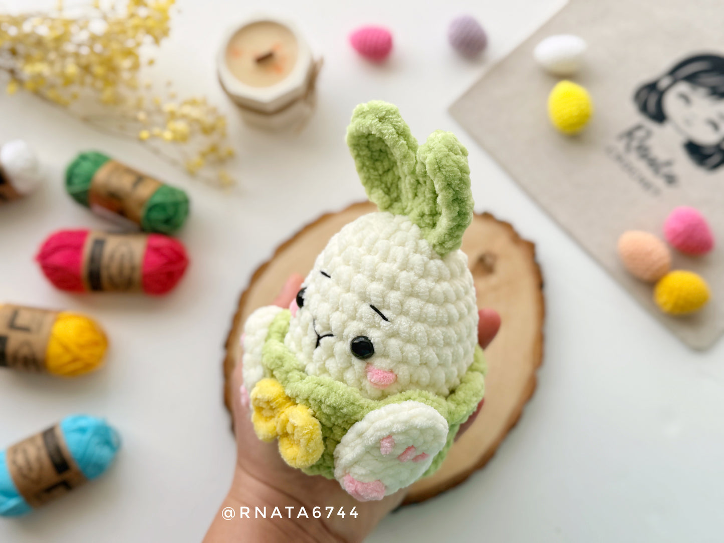 Rnata-Crochet Easter Cosy Bunny Pattern (PDF)