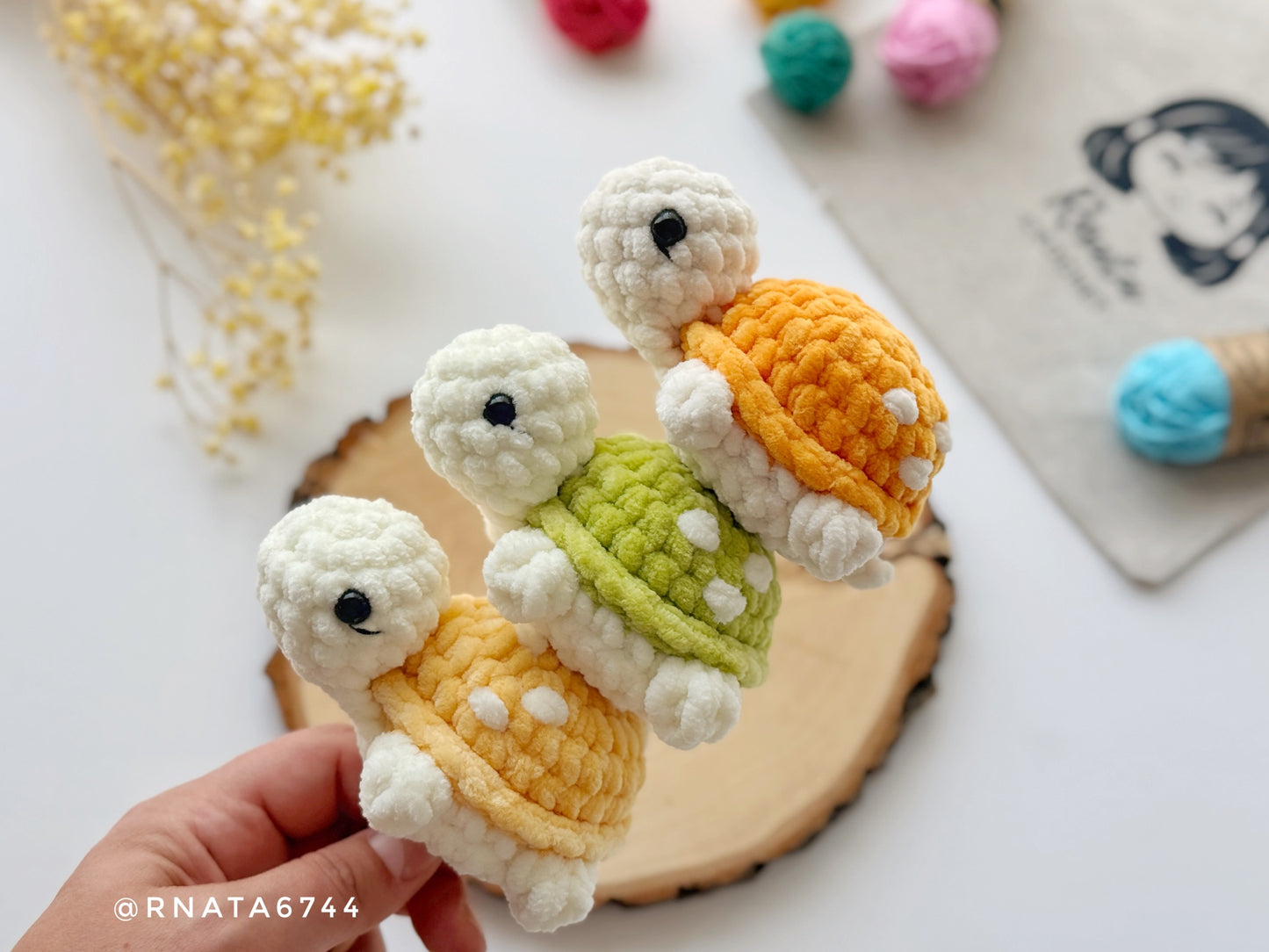 Rnata - Mini Ocean Animals Bundle 9, No-Sew Pattern (PDF)