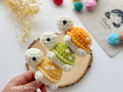 Rnata - Mini Ocean Animals Bundle 9, No-Sew Pattern (PDF)