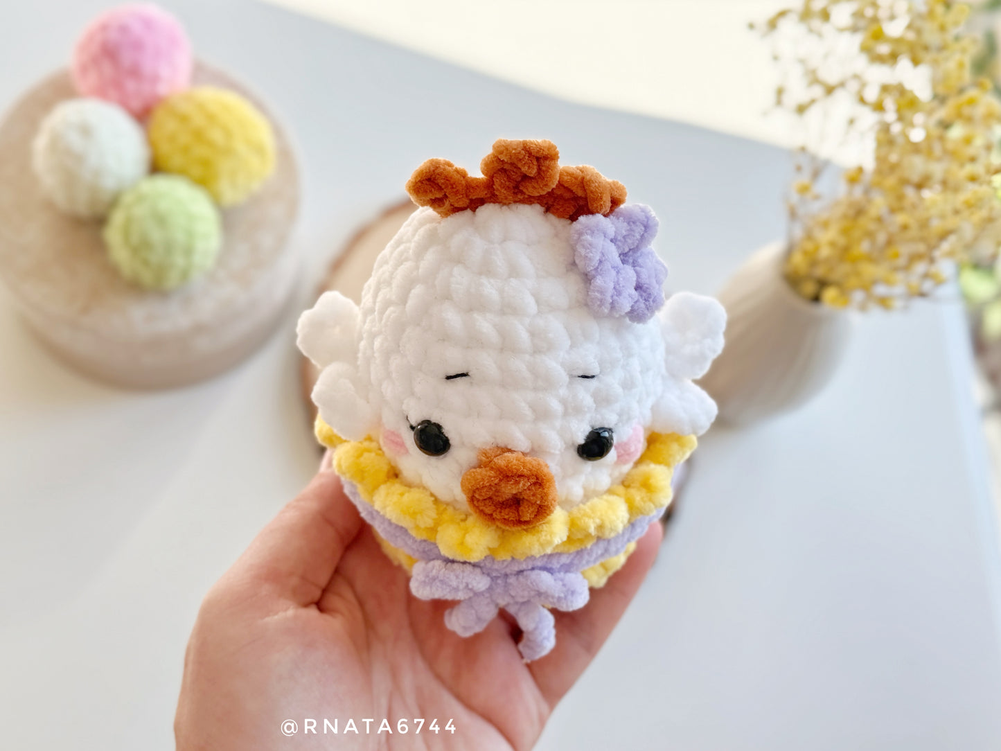 Rnata - Crochet Easter Chicken Pattern (PDF)