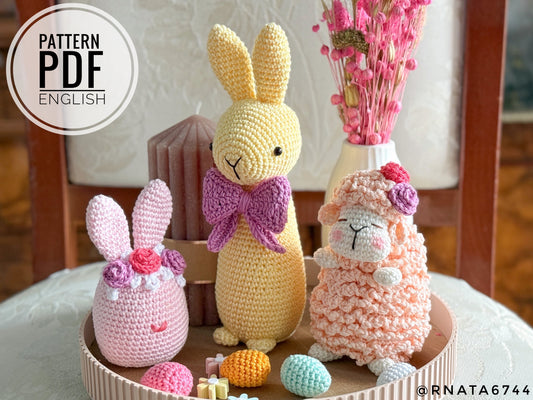 Rnata - Adorable Easter Ornaments Pattern PDF