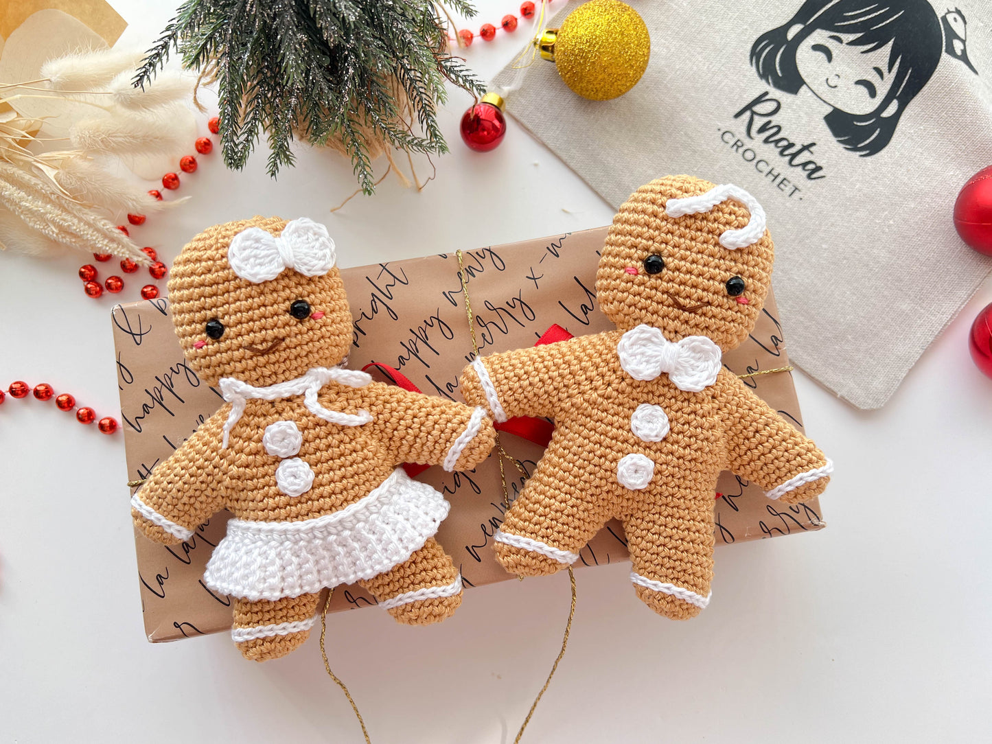 Rnata™ - Gingerbread Delights Crochet Pattern Set PDF