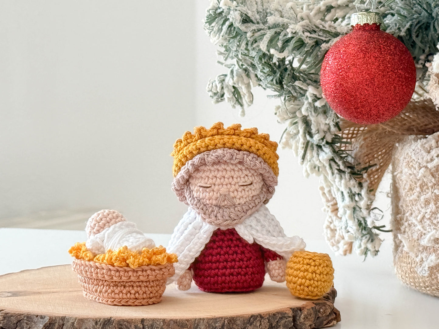 Rnata - Christmas Nativity Scene: Mini, Low-Sew Pattern (PDF)