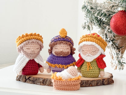 Rnata - Christmas Nativity Scene: Mini, Low-Sew Pattern (PDF)