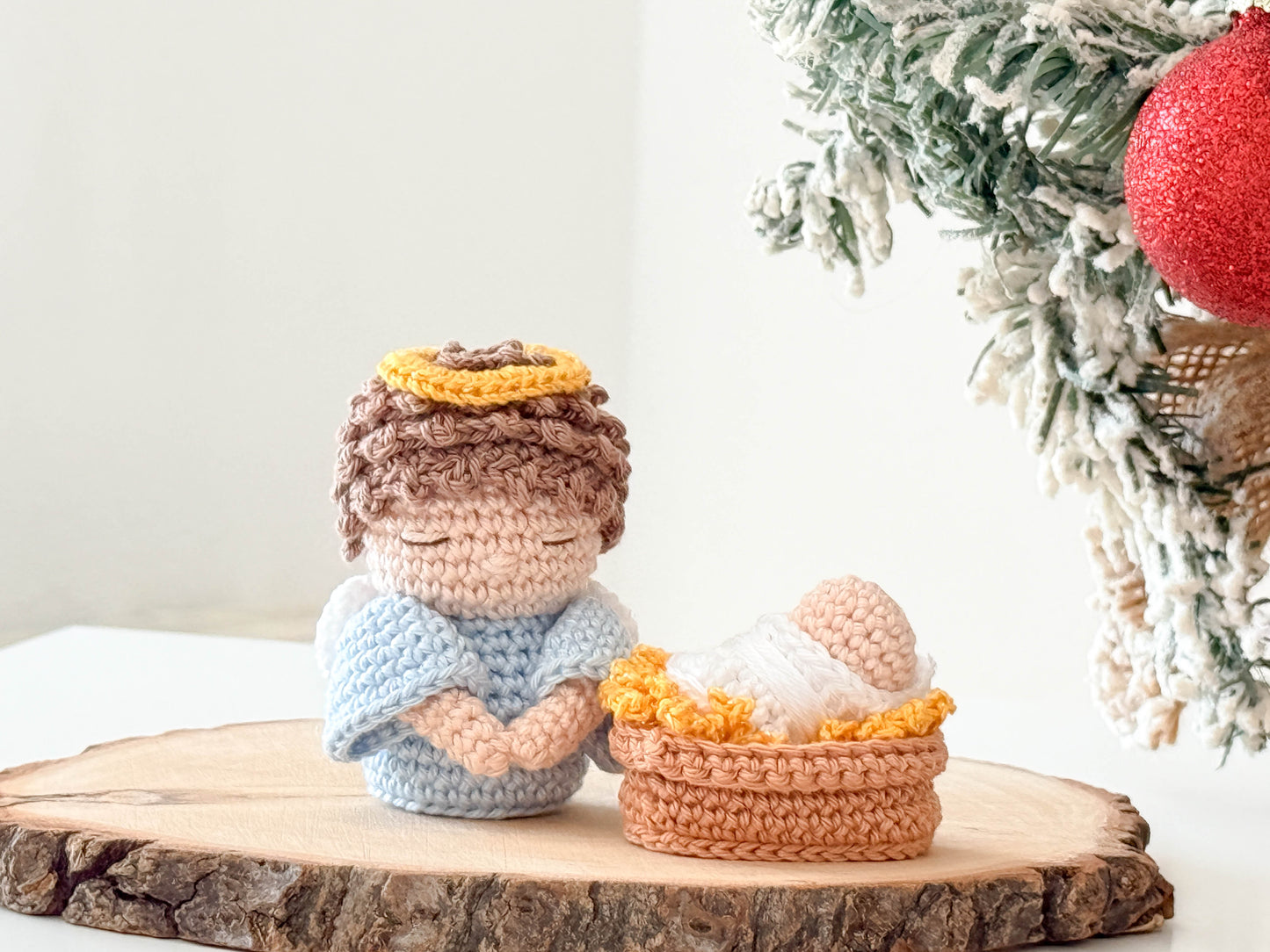 Rnata - Christmas Nativity Scene: Mini, Low-Sew Pattern (PDF)