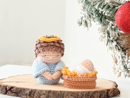Rnata - Christmas Nativity Scene: Mini, Low-Sew Pattern (PDF)
