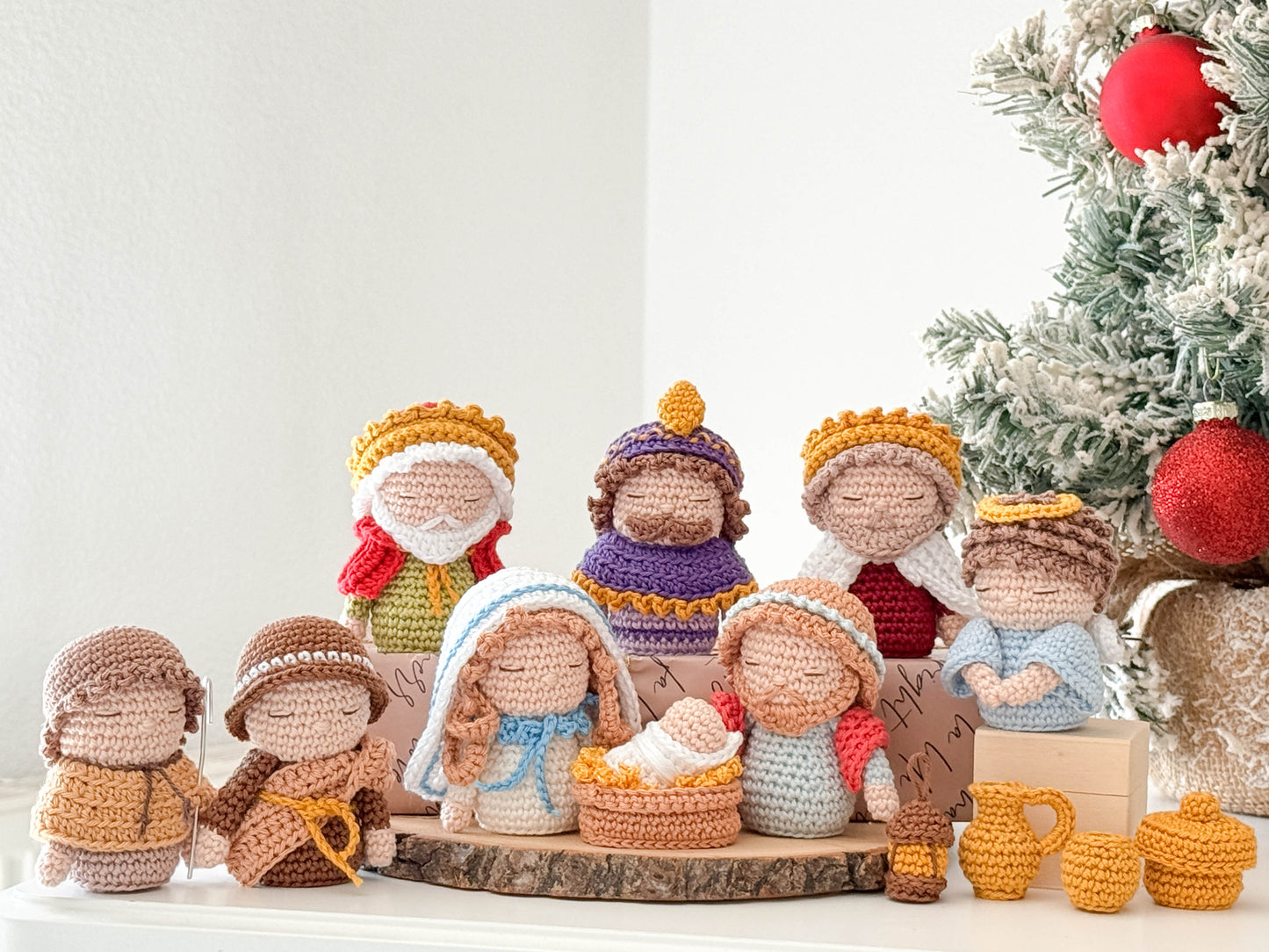 Rnata - Christmas Nativity Scene: Mini, Low-Sew Pattern (PDF)