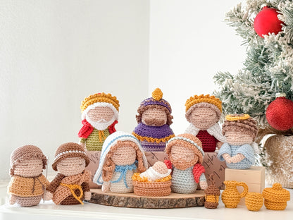 Rnata - Christmas Nativity Scene: Mini, Low-Sew Pattern (PDF)