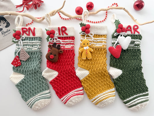 Rnata - Christmas Stocking Pattern PDF