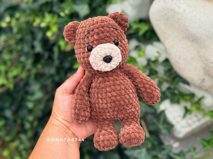 Rnata - Low-Sew 2-in-1 Hoodie Bear Crochet Pattern PDF