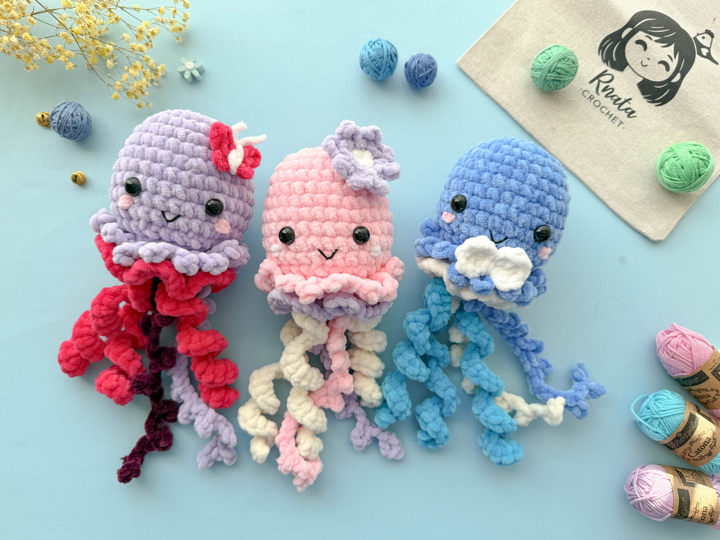 Rnata - Plush Baby Jellyfish Pattern (PDF)