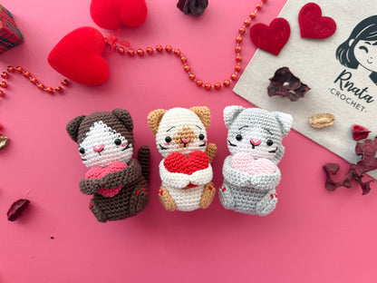 Rnata - Cozy Valentine's Cats Pattern PDF