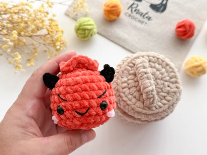 Rnata - No-Sew Halloween Dumplings Crochet Pattern 9-in-1 (PDF)
