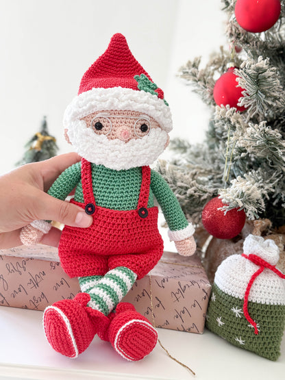Rnata - Christmas Santa & Mrs. Claus Pattern, Christmas Amigurumi Dolls PDF