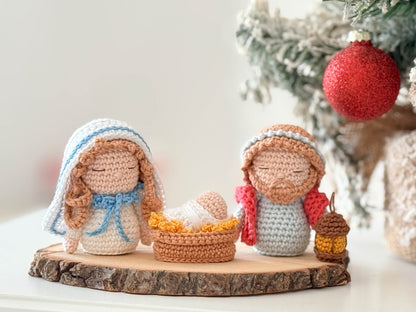 Rnata - Christmas Nativity Scene: Mini, Low-Sew Pattern (PDF)
