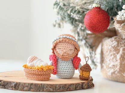 Rnata - Christmas Nativity Scene: Mini, Low-Sew Pattern (PDF)