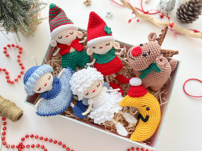 Rnata ™- Holiday Crochet Christmas Ornaments PDF