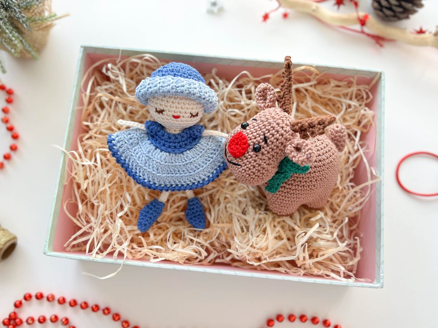 Rnata ™- Holiday Crochet Christmas Ornaments PDF