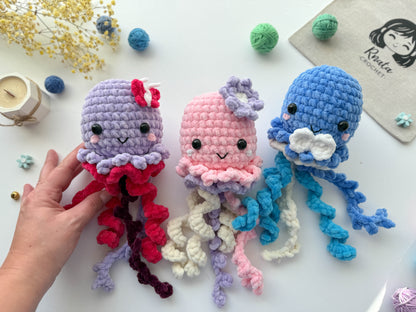 Rnata - Plush Baby Jellyfish Pattern (PDF)