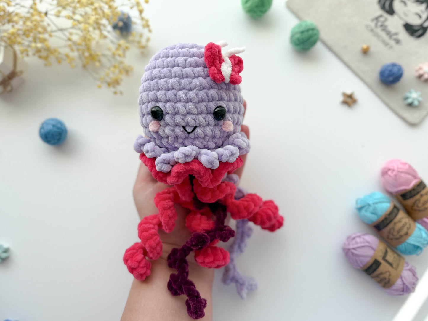 Rnata - Plush Baby Jellyfish Pattern (PDF)