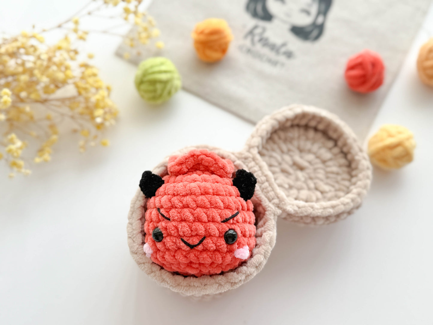 Rnata - No-Sew Halloween Dumplings Crochet Pattern 9-in-1 (PDF)