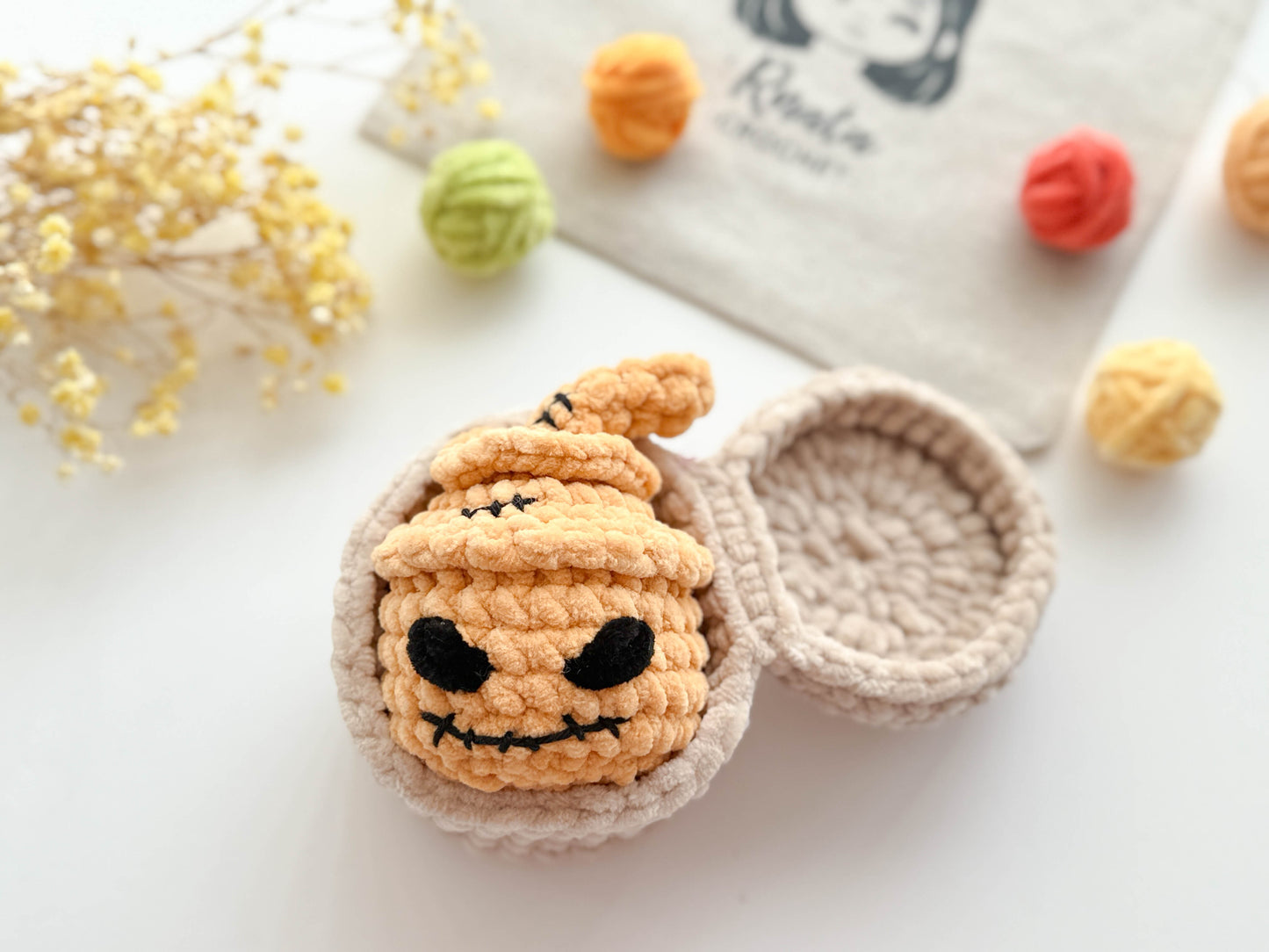 Rnata - No-Sew Halloween Dumplings Crochet Pattern 9-in-1 (PDF)