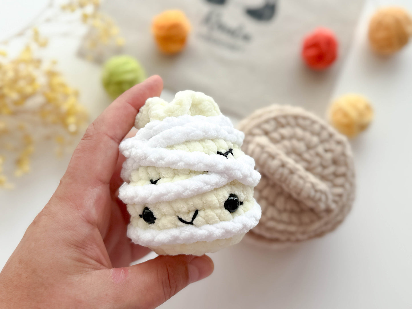 Rnata - No-Sew Halloween Dumplings Crochet Pattern 9-in-1 (PDF)