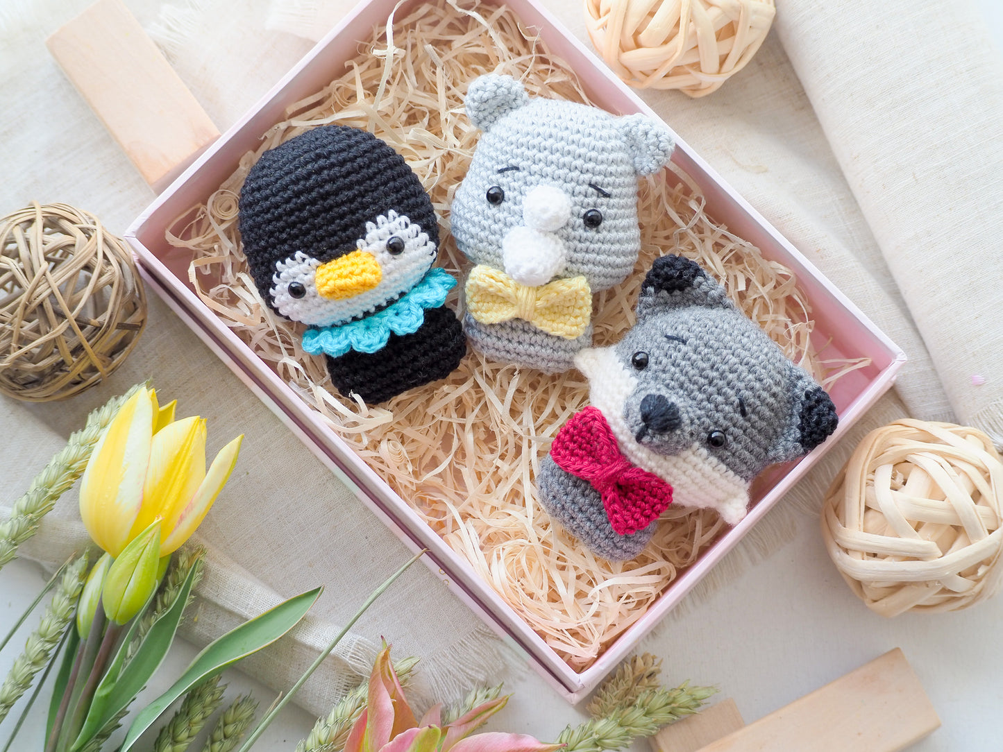 Rnata™ - Adorable Animal Friends Crochet Set PDF