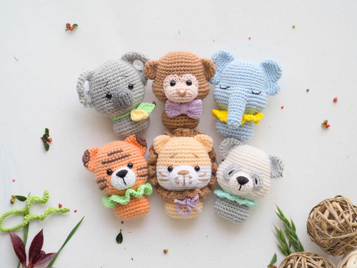 Rnata™ - Safari Friends Crochet Set PDF