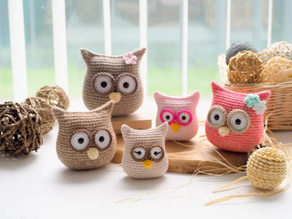 Rnata™ - Cozy Owl Family Crochet Set PDF