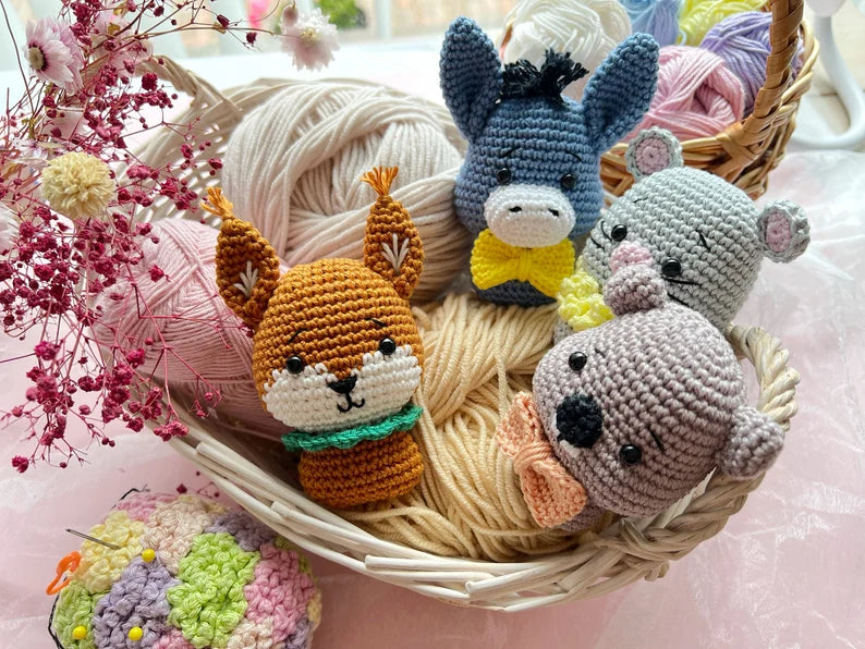 Rnata™ - Charming Animal Buddies Crochet Set PDF