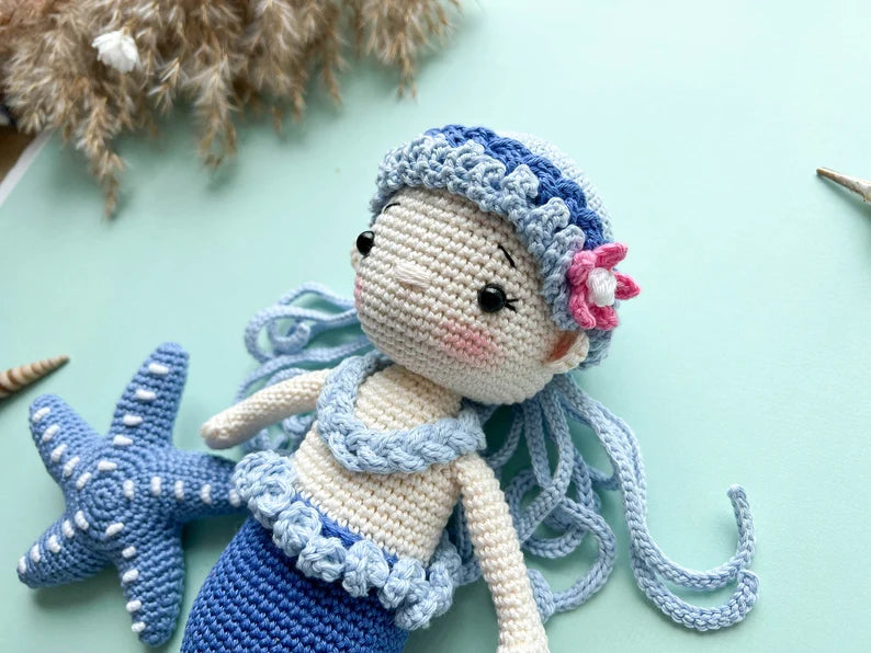 Rnata™ - Magical Mermaid Friends Crochet Pattern PDF