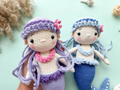 Rnata™ - Magical Mermaid Friends Crochet Pattern PDF