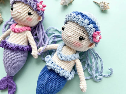 Rnata™ - Magical Mermaid Friends Crochet Pattern PDF