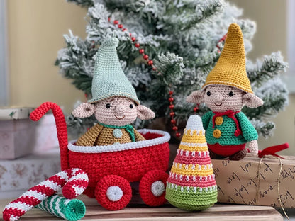 Rnata™ - Christmas Nativity and Elves Crochet Set PDF