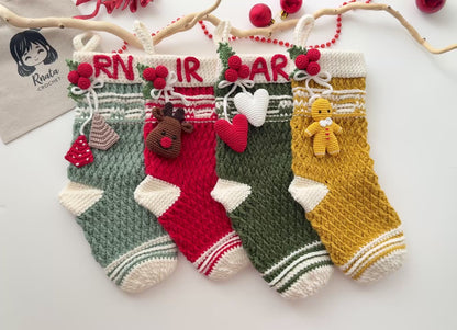 Rnata - Christmas Stockings Pattern PDF